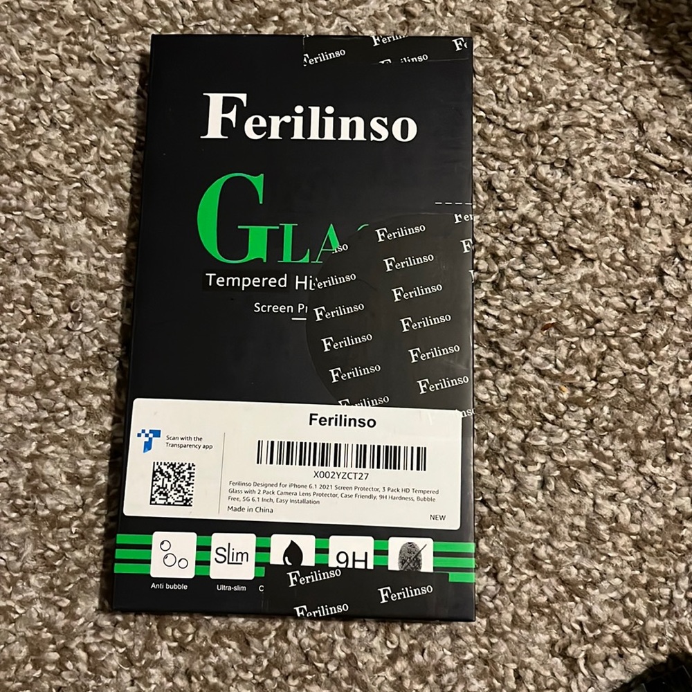 iPhone 13 set of 3 screen protectors